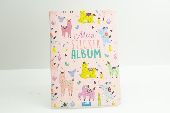 Produktbild Mein Stickeralbum Lama Album zum Sammeln 24 Seiten
