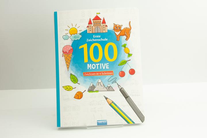 Actual product image First Drawing School 100 Motifs Drawing in Four Steps