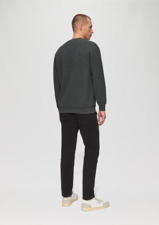 Produktbild S.Oliver Sweatshirt Sweatshirt aus Jacquard in Strick-Optik (3XL)