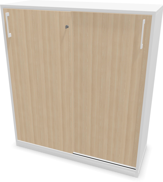 Décor de frêne beige sable avec structure, Blanc