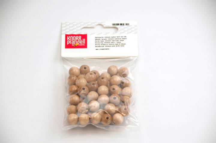 Produktbild Knorr Holzperle 10 mm naturfarben
