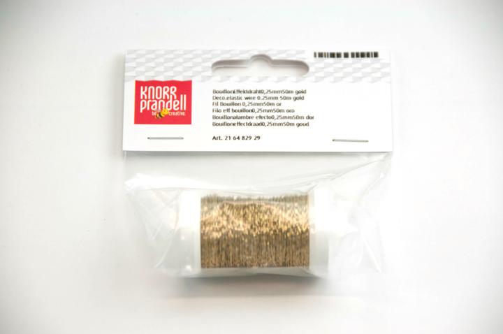 Productafbeelding Knorr Bouillondraad 0,25 mm x 60 m goud (60 m)