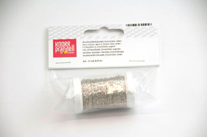 Productafbeelding Knorr Bouillondraad 0,25 mm x 50 m zilver (50 m)