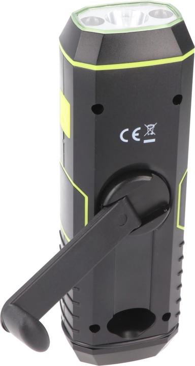 Image du produit XCell Lampe de poche dynamo avec radio FM, alarme et fonction powerbank (30 lm)