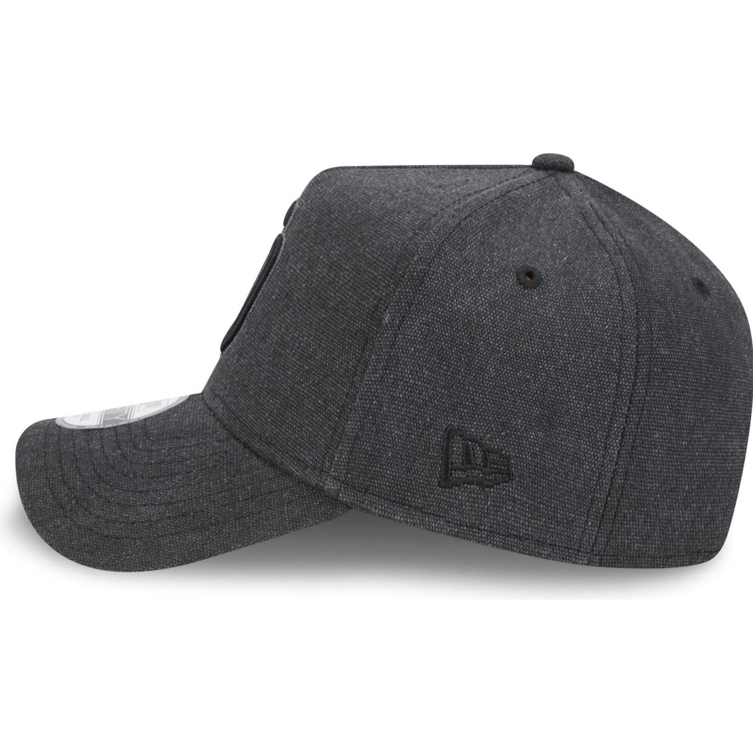 Thumbnail - New Era, Herren, Cap, A-Frame Trucker Leinen Cap San Diego Padres schwarz, Schwarz, (One Size)