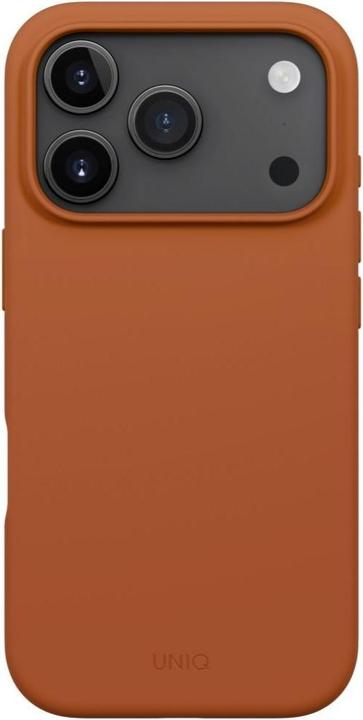 Produktbild Uniq Lino Case for iPhone 17 Pro Magclick Charging Orange (Apple iPhone 17 Pro)