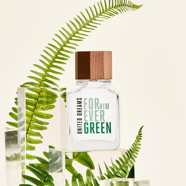 Actual product image Benetton United Dreams for Him Forever Green Eau de Toilette 100 ml (Eau de toilette, 100 ml)