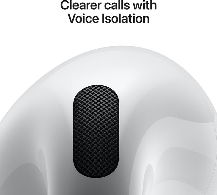 Produktbild Apple AirPods 4 (keine Geräuschunterdrückung, 5 h, Kabellos)