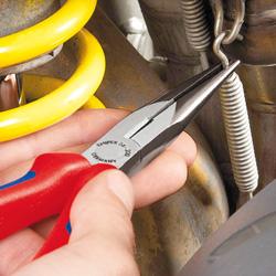 Produktbild Knipex Flachrundzange mit Schneide (200 mm)