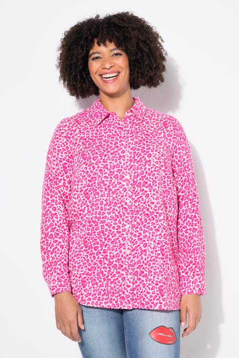 Produktbild Angel of Style Bluse, oversized, Musselin, Leo-Druck (54)