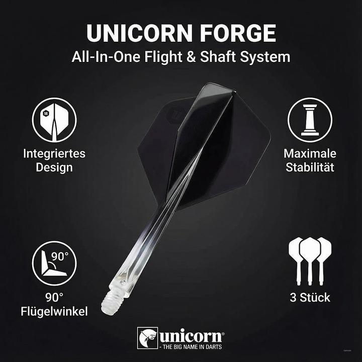 Actual product image Unicorn Forge All-In-One Flight & Shaft (M (45 mm))