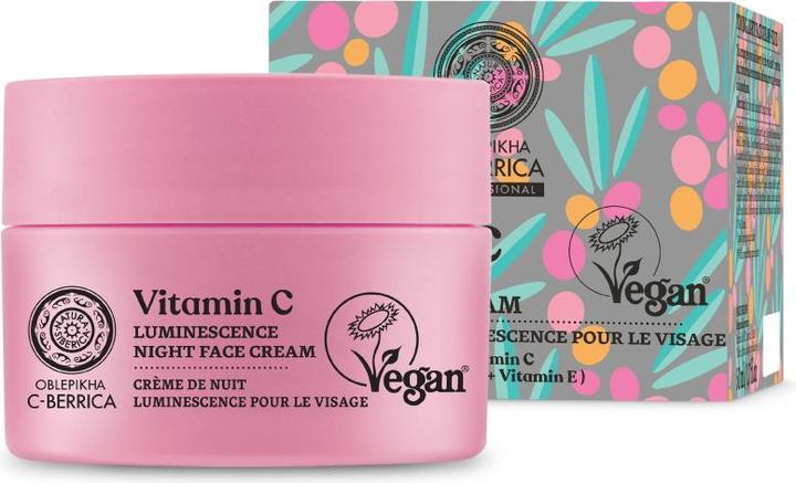 Actual product image Natura Siberica C-BERRICA Luminescence Night Face Cream 50ml (50 ml, Night cream)