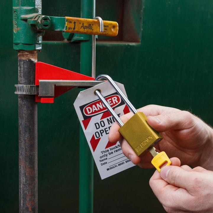 Actual product image Brady SafeKey Padlocks - Aluminium