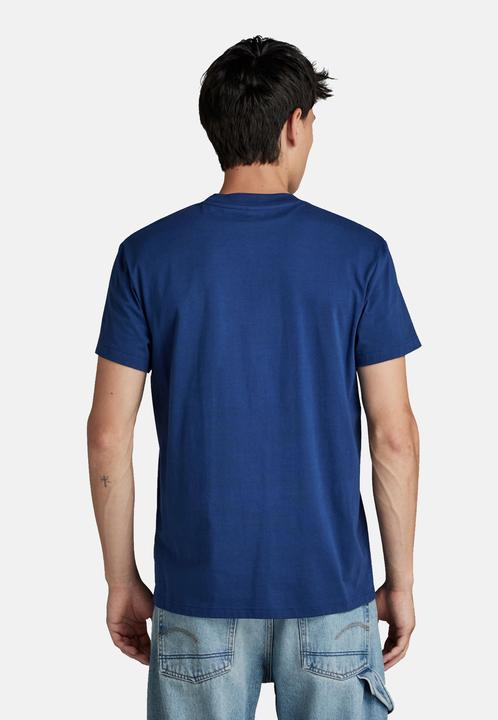 Produktbild G-Star G- Star T-Shirt DISTRESSED OLD SCHOOL LOGO Kurzarmshirt (M)