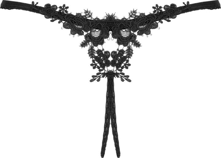 Productafbeelding Obsessive Celia Noir Schrittloser String Xl/Xxl (XL, XXL)