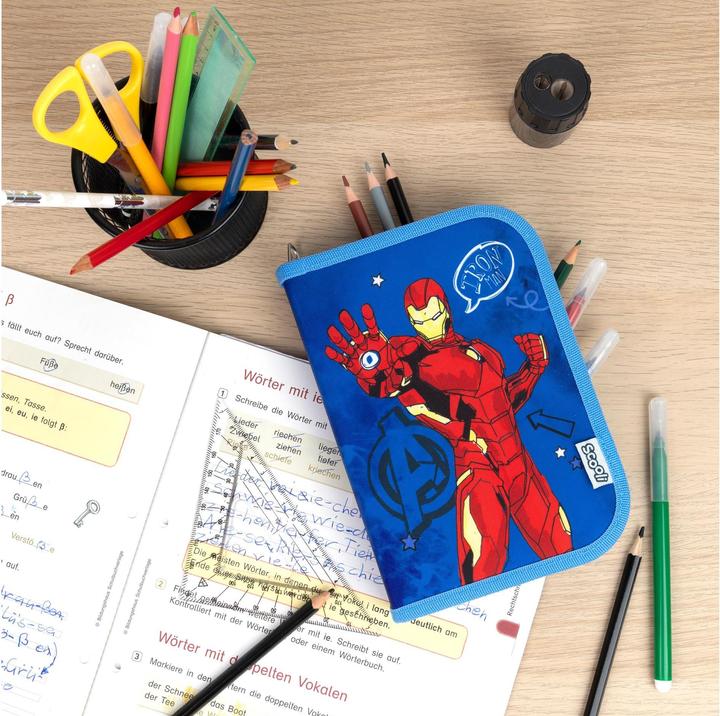 Actual product image Scooli Case filled Avengers