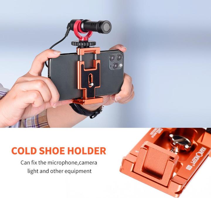 Image du produit K&F Concept Plaque de dégagement rapide et support pour smartphone KF31.027V2