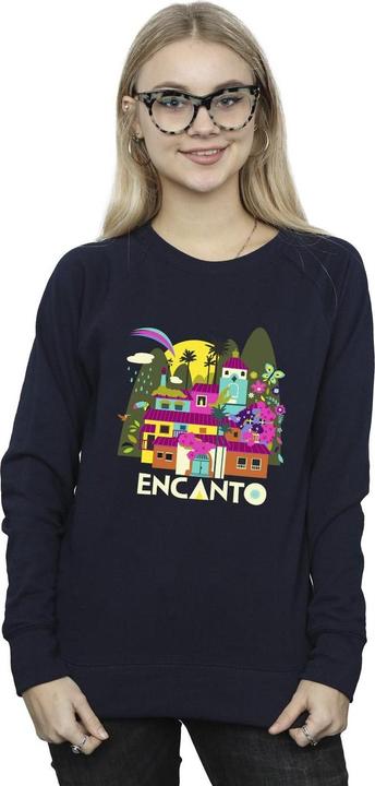 Actual product image Disney Womens/Ladies Encanto Many Houses Sweatshirt (XL)