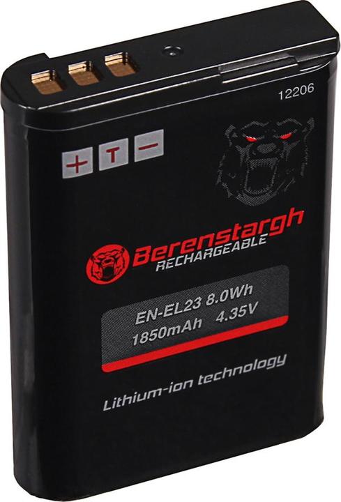 Productafbeelding Berenstargh Akku f. Nikon EN-EL23 Coolpix P600 P610 P900 S810C (Batterij van de camera)