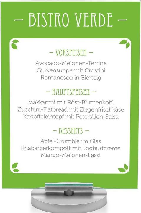 Actual product image Deflecto Swivel" table stand, DIN A4 portrait, rotatable (A4)