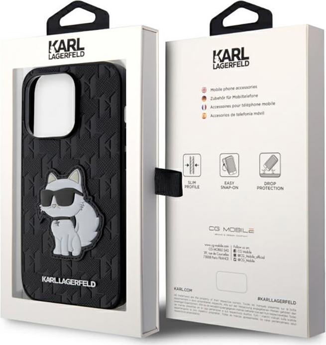 Produktbild Karl Lagerfeld iPhone 14 Pro Max 6.7 Saffiano Monogram Choupette (Apple iPhone 14 Pro Max)