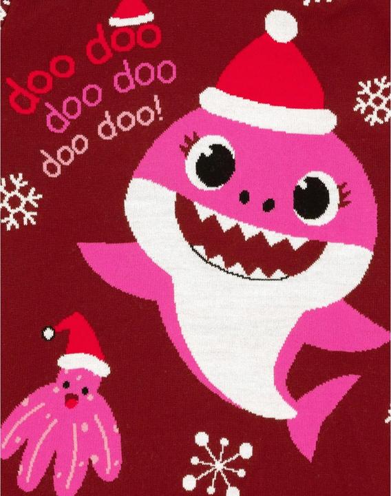 Immagine prodotto Pinkfong Maglia natalizia da donna/ragazzo Mamma Squalo (L)