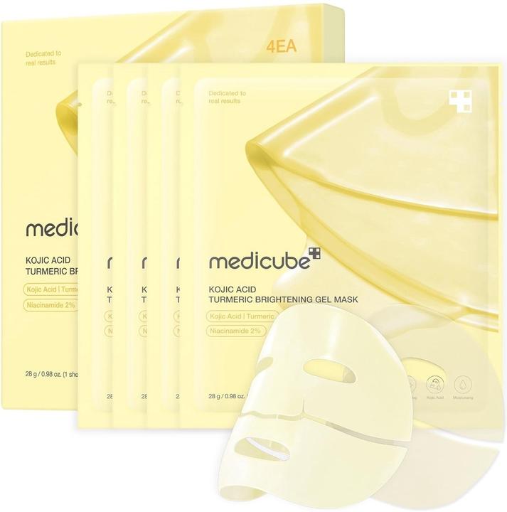 Medicube Kojisäure-Kurkuma-Aufhellendes-Gold-Gel-Maske für nächtliche Gesichtspflege