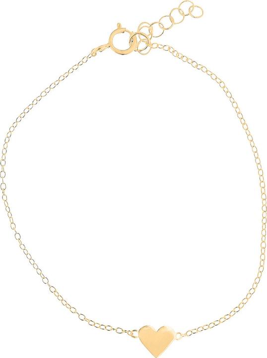 Immagine prodotto Leyda Bracciale cuore (18.50 cm, Argento 925 1 micron placcato oro giallo 18k)