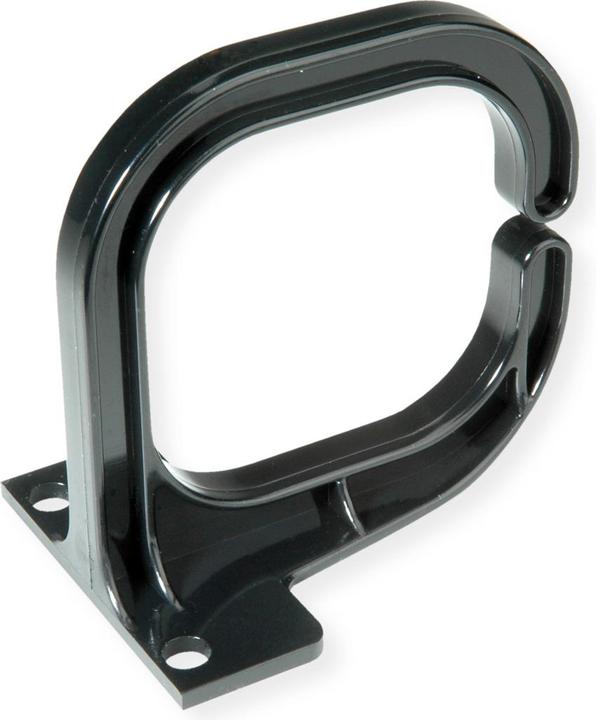 Image du produit Value Oeillet de câble, 80×80 mm, plastique, noir