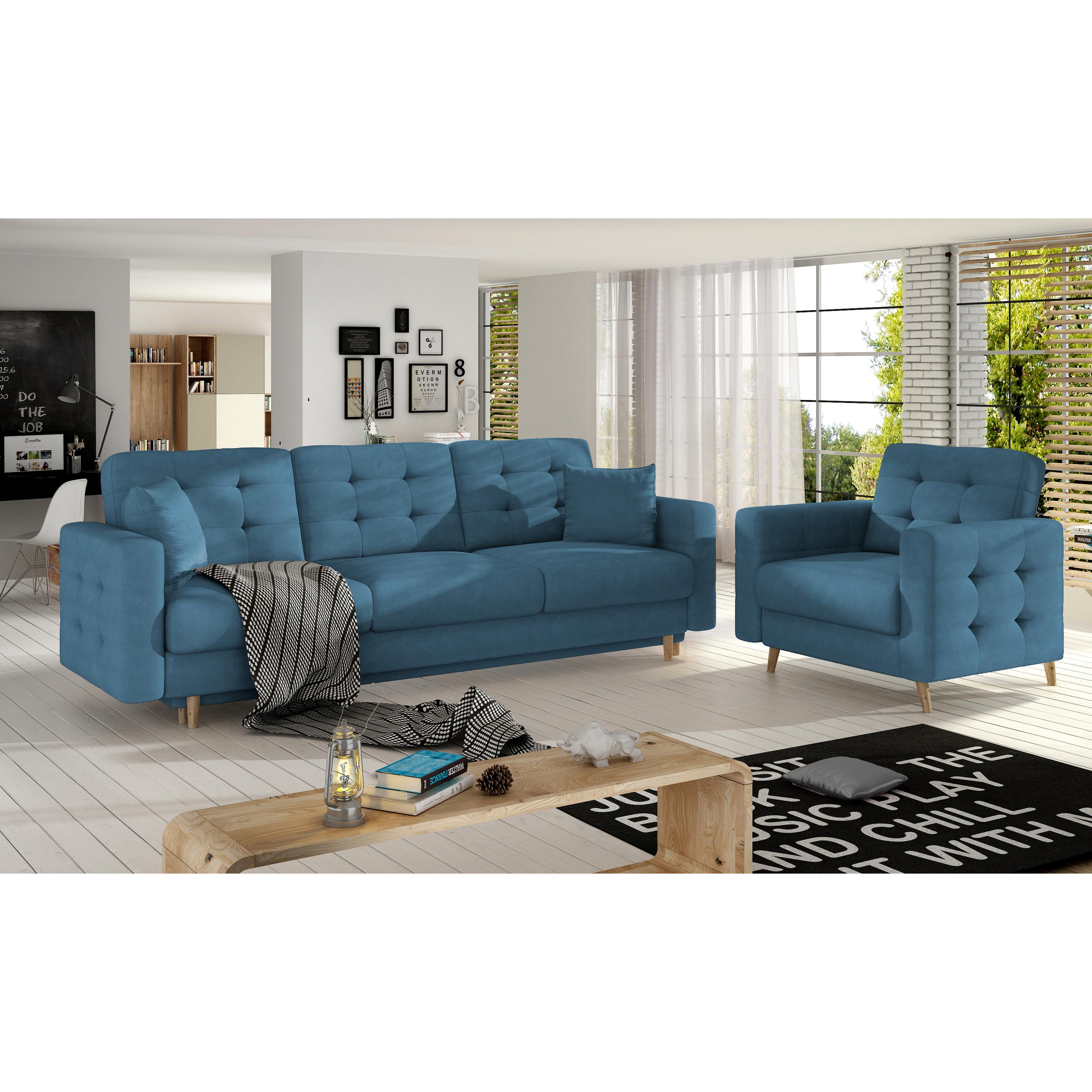 ELTAP, Sofa, Asgard (4-Sitzer, Bettsofa)