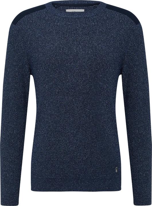 Produktbild s.Oliver Strickpullover Pullover aus Moulinégarn mit Schultereinsätzen (M)