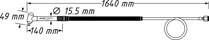 Produktbild HAZET Mikro-Stabschleifer (Geradschleifer, 186.40 W)
