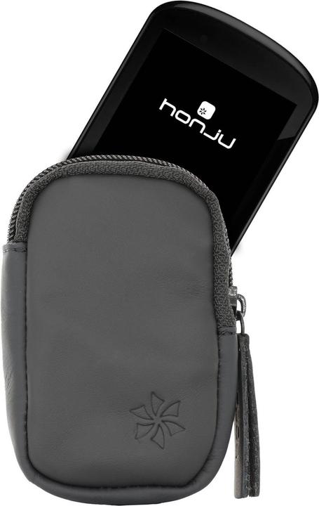 Actual product image Honju BIKE leather bag for Garmin EDGE 830 / 530 GPS computer
