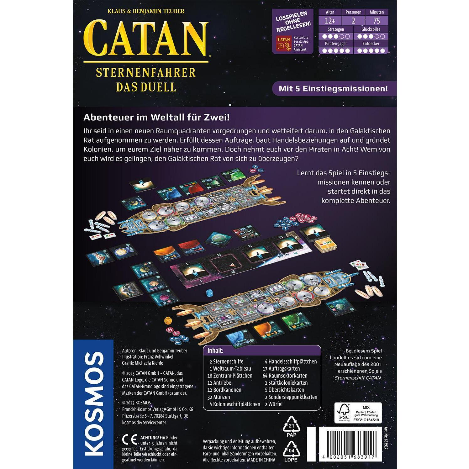 Thumbnail - Kosmos Catan - Sternenfahrer - Das Duell (Deutsch)