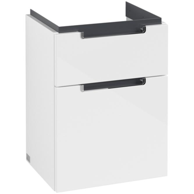 Villeroy & Boch, Waschbeckenunterschrank, V&B Waschtischunterschrank SUBWAY 2.0 f HWB 440x590x352mm Glossy white (44 x 3...