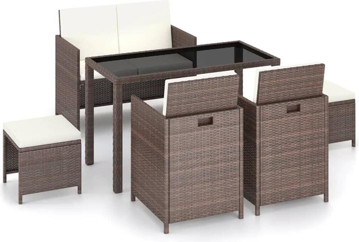Produktbild vidaXL Gartenmöbel-Set (123 x 60 x 74 cm)