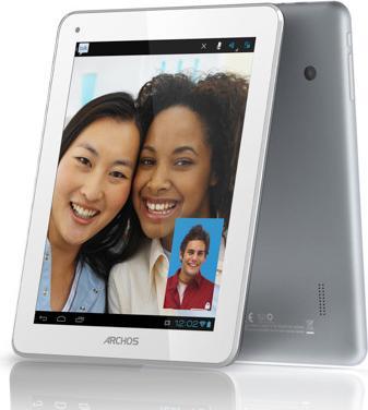 Actual product image Archos 80 Titanium (8", 8 GB, White, Silver)