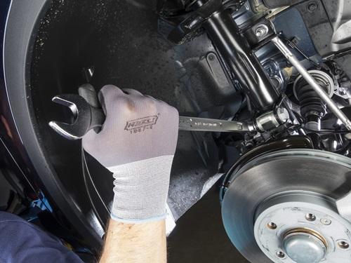 Produktbild HAZET Ring-Maulschlüssel ∙ extra lang ∙ schlanke Bauform 600LG-21 ∙ Aussen Doppel-Sechskant-Traction… (21 mm)