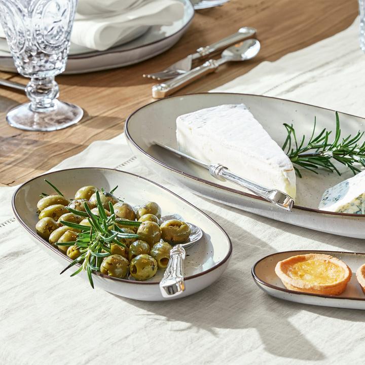 Produktbild Loberon Servierplatte 3er Set Biarré weiss