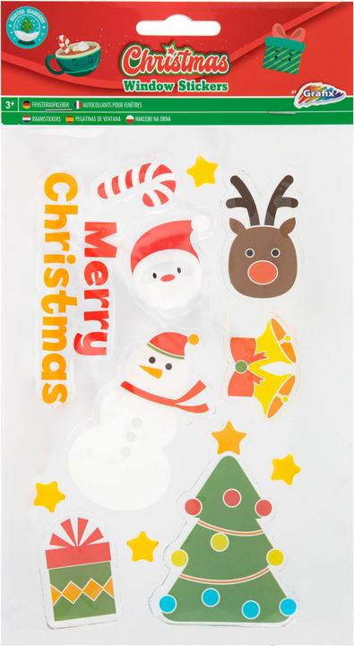 Immagine prodotto Grafix Adesivi per finestre di Natale