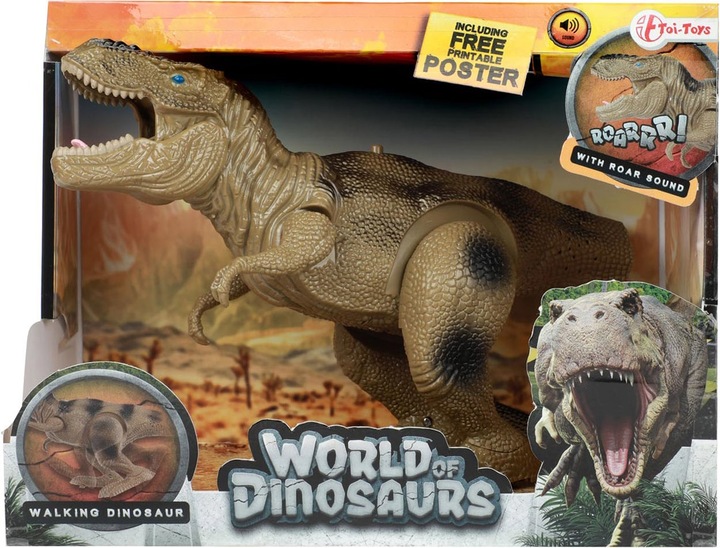 Actual product image Toi-Toys World of Dinosaurs Dino T-Rex Walking with Sound
