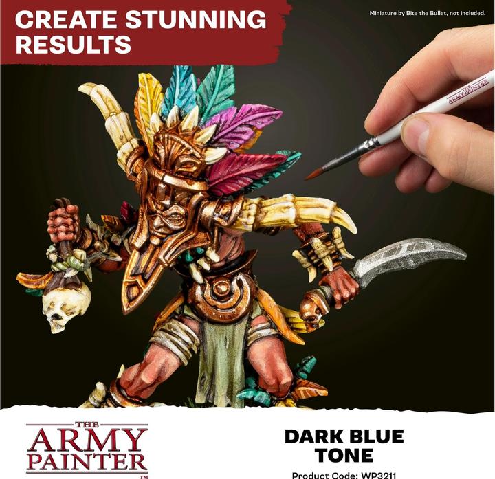 Produktbild The Army Painter Wash Warpaints Fanatic Wash: Dark Blue Tone 18 ml (Dark Blue Tone, 18 ml)