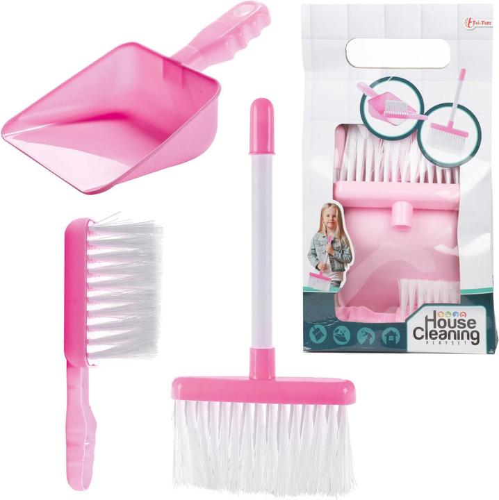 Immagine prodotto Toi-Toys Set per la pulizia Scopa con paletta e barattolo