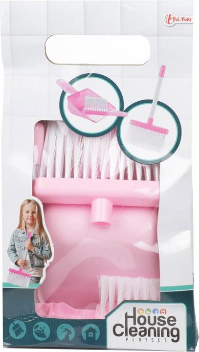 Immagine prodotto Toi-Toys Set per la pulizia Scopa con paletta e barattolo