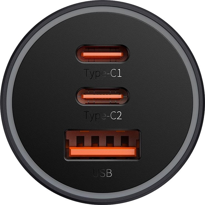Actual product image Baseus Golden Contactor Pro Triple Fast Charger