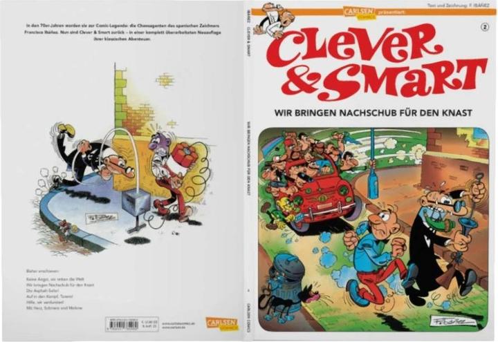 Immagine prodotto Clever und Smart 2: Clever & Smart, Band 2 (Tedesco, Francisco Ibáñez, 2018)