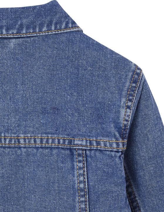 Immagine prodotto Vertbaudet Mädchen Jeansjacke mit Druckknöpfen (98, 104)