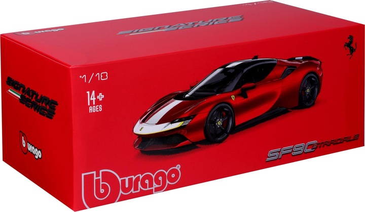 Immagine prodotto Bburago Ferrari Signature SF90 Stradale Fiorano 1/18 rosso