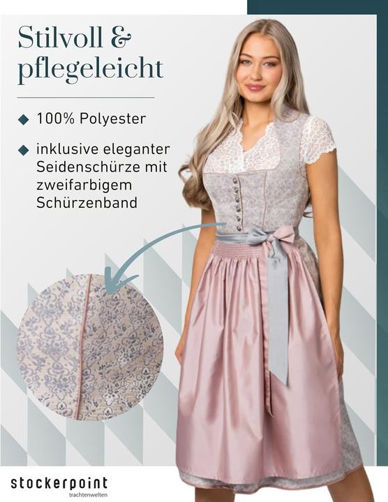 Image du produit Stockerpoint Dirndl Monroe, Oudroze, 46 (46)