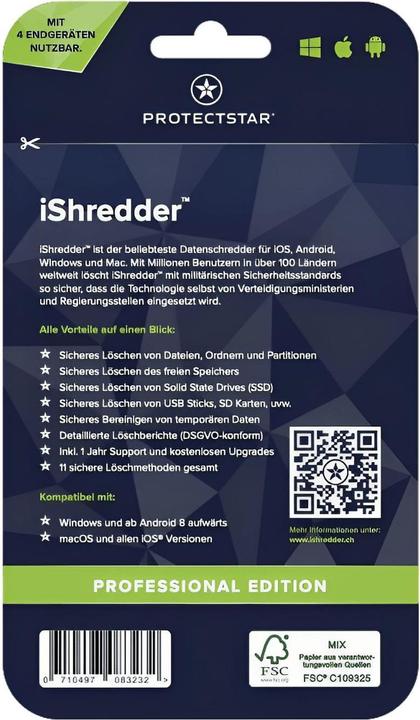 Actual product image Protectstar iShredder Professional Edition (12 months)